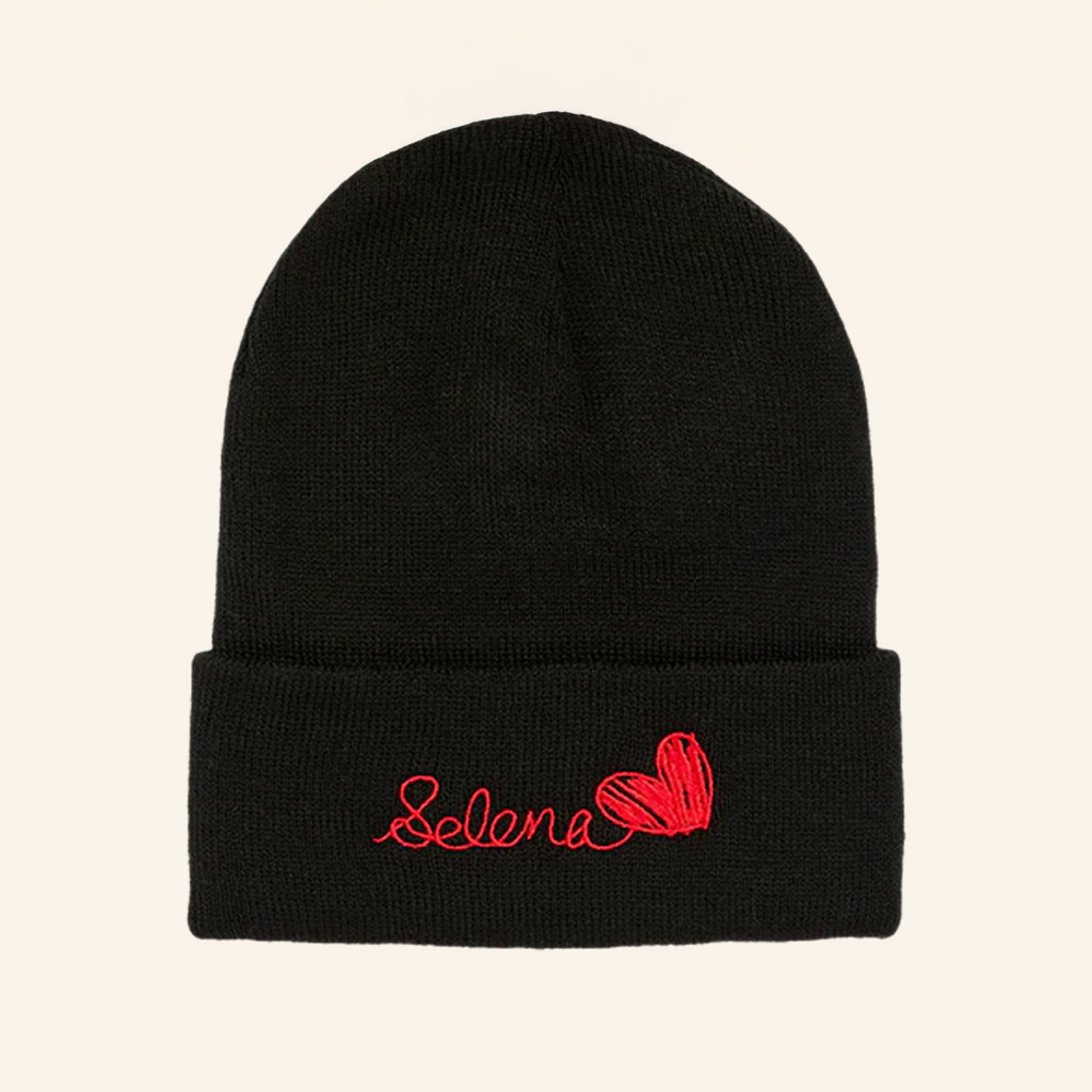 Selena Merch Scribble Beanie Christmas Presents For Music Lovers
