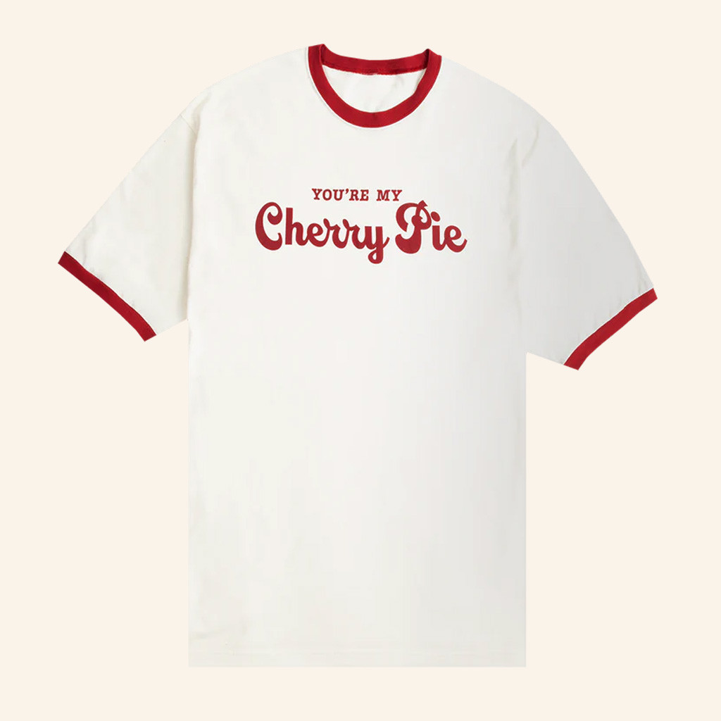 Selena Merch You're My Cherry Pie Ringer T-Shirt Christmas Presents For Her Selena Merch You're My Cherry Pie Ringer T-Shirt Christmas Presents For Her