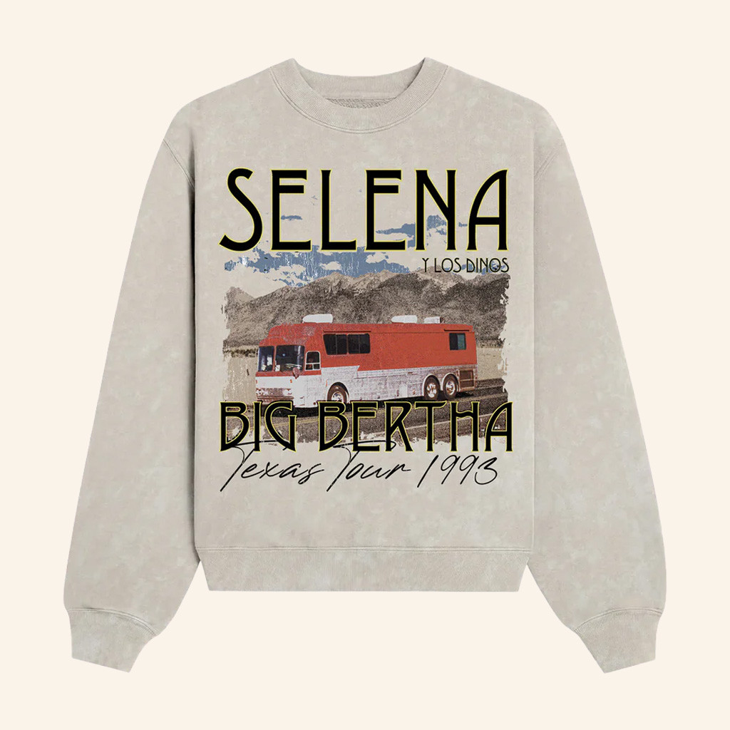 Selena Quintanilla Merch Big Bertha Texas Tour Sweatshirt Selena Merch Gifts For Fans