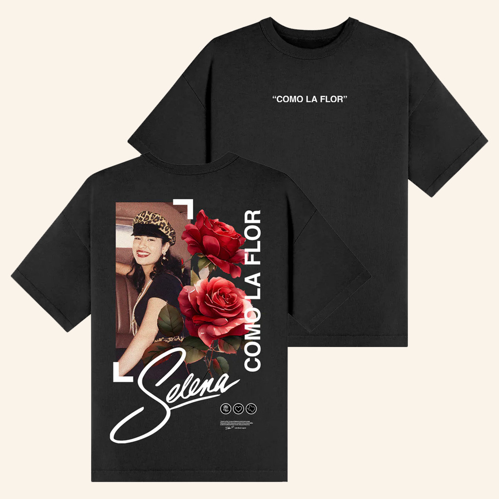 Selena Quintanilla Merch Como La Flor T-Shirt Selena Merch Gifts For Sister