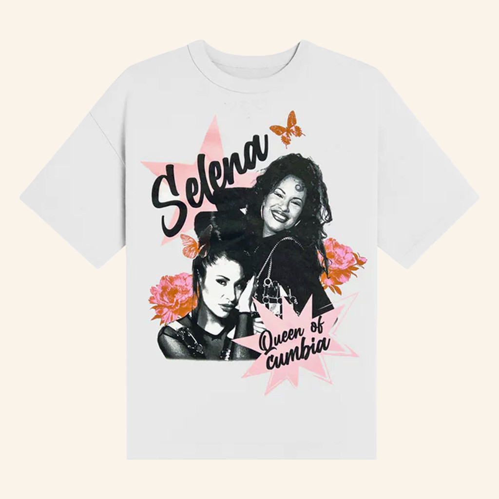 Selena Quintanilla Merch Queen Of Cumbia Butterfly T-Shirt Selena Merch Best Gifts For Her