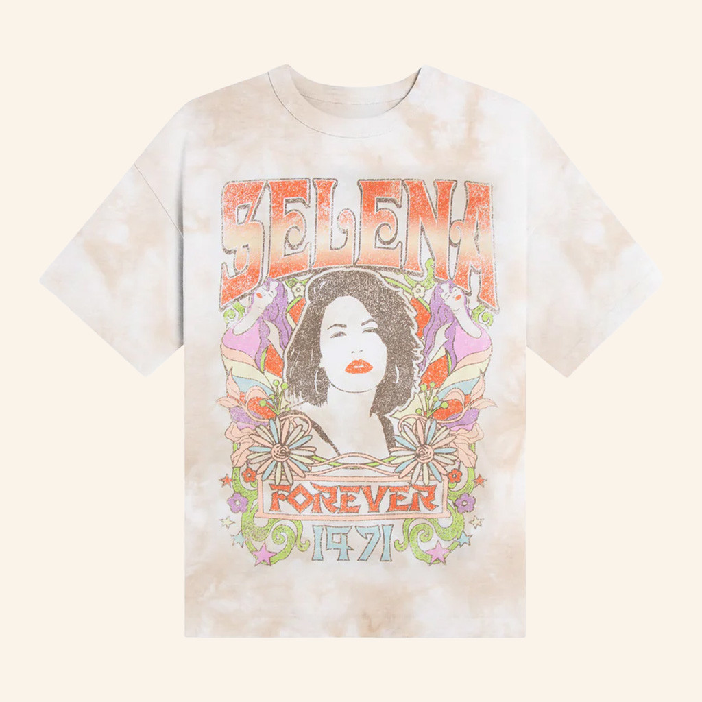 Selena Quintanilla Merch Selena Forever 1971 Tie Dye T-Shirt Gifts For Sister