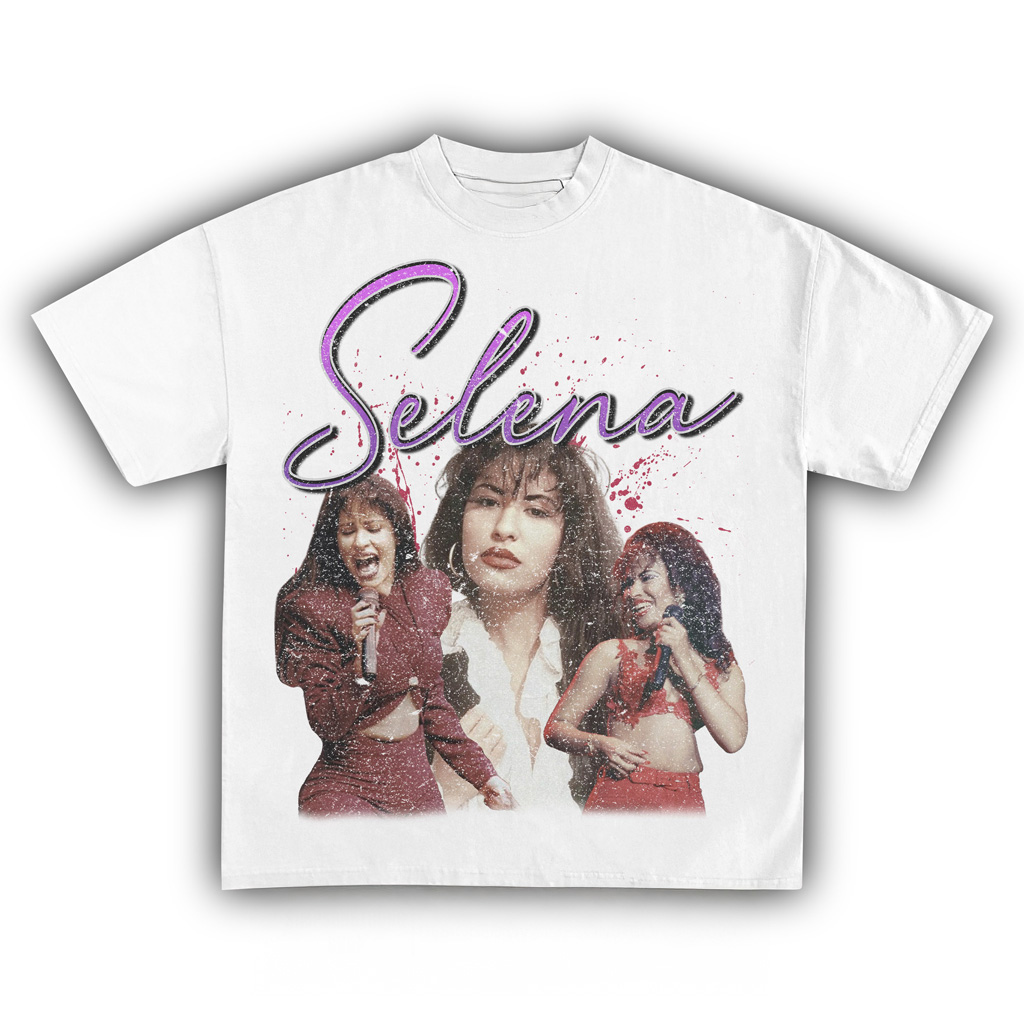 Selena Vintage White Shirt Selena Merch Cool Gifts For Music Lovers