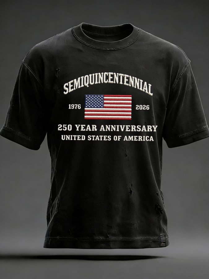 Semiquincentennial 250 Year Anniversary United States Of America T-Shirt American Patriot Apparel