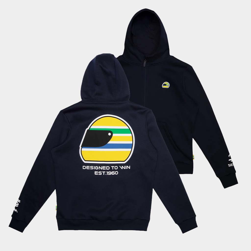 Senna Shop Merch Senna Helmet Zip Hoodie Good Gifts For Boyfriend