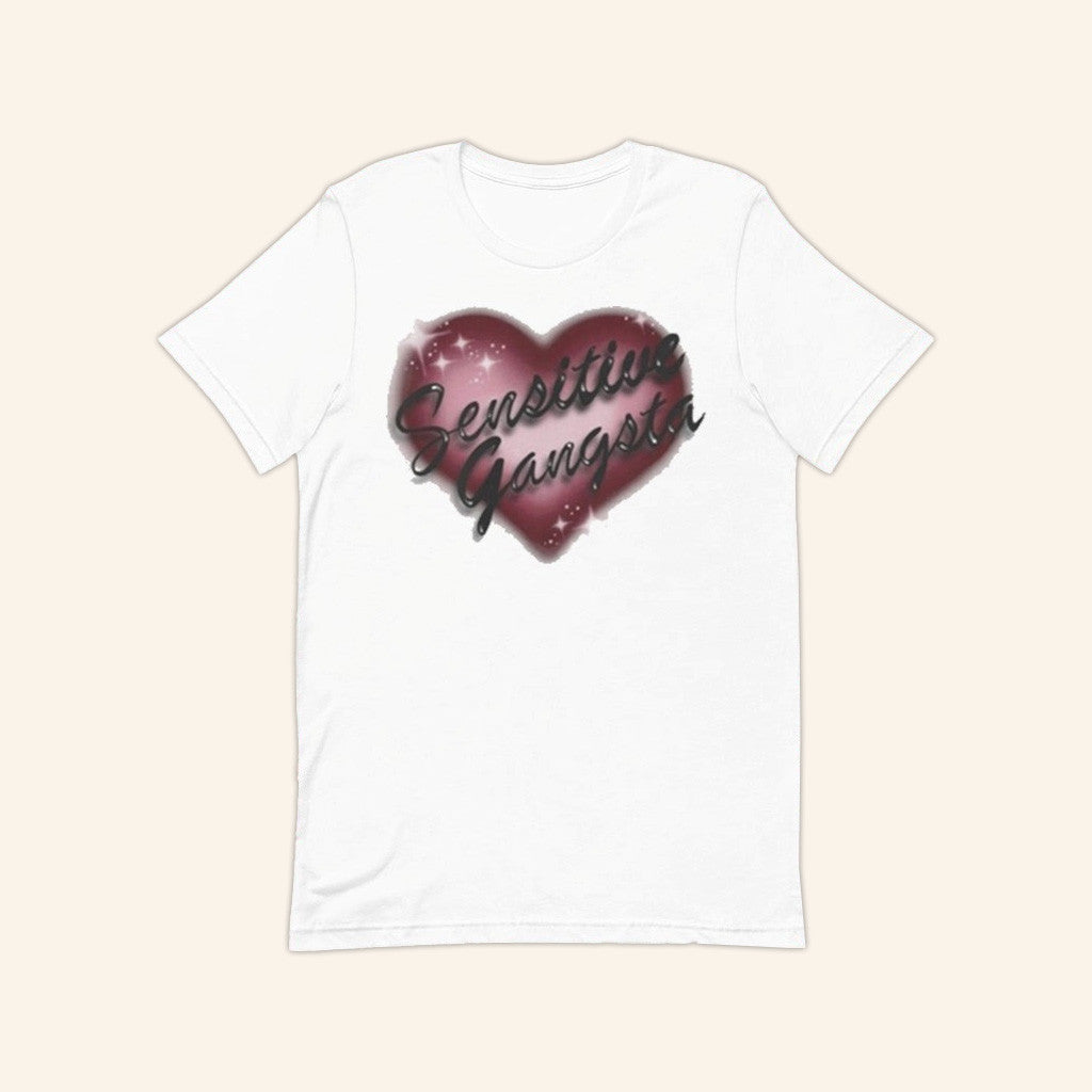 Sensitive Gangsta Merch Heart Sensitive Gangsta T-Shirt Gifts For Girlfriend Sensitive Gangsta Merch Heart Sensitive Gangsta T-Shirt Gifts For Girlfriend