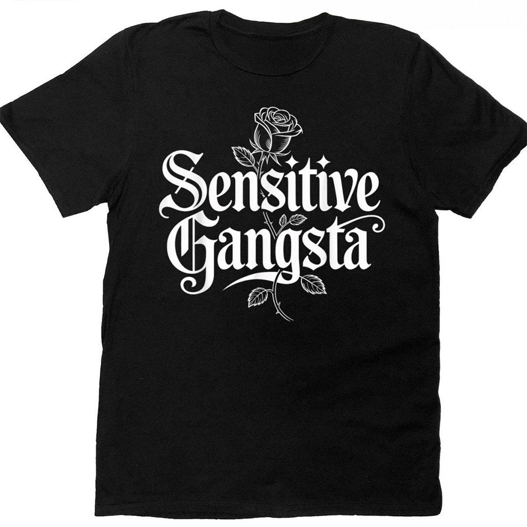 Sensitive Gangsta Merch Rose Sensitive Gangsta T-Shirt Gifts For Mother