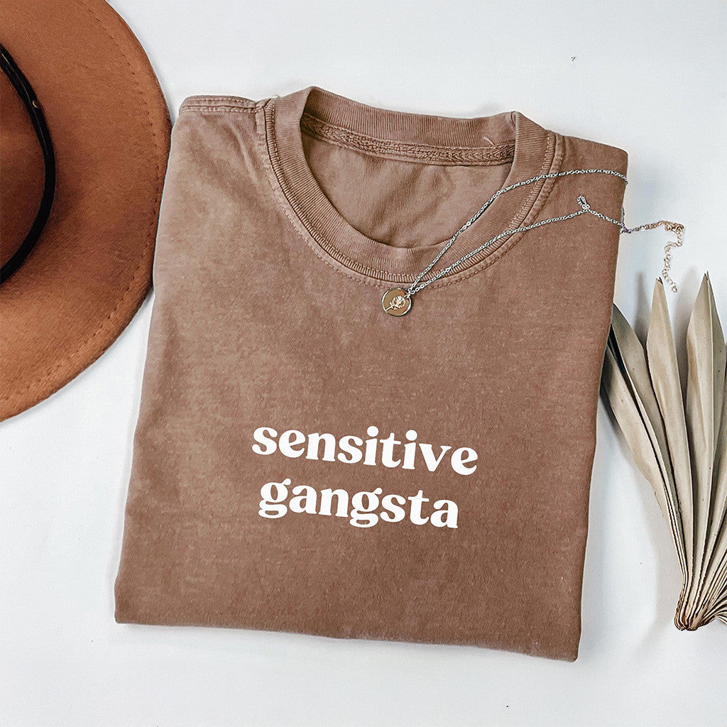 Sensitive Gangsta Merch Sensitive Gangsta T-Shirt Gifts For Her Sensitive Gangsta Merch Sensitive Gangsta T-Shirt Gifts For Her
