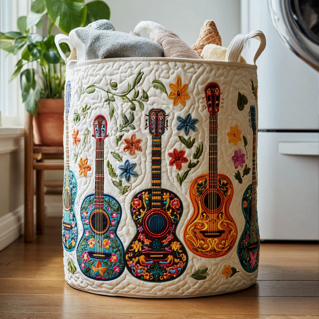 Serenade For Souls Quilted Laundry Basket Top Choice For Housewarming