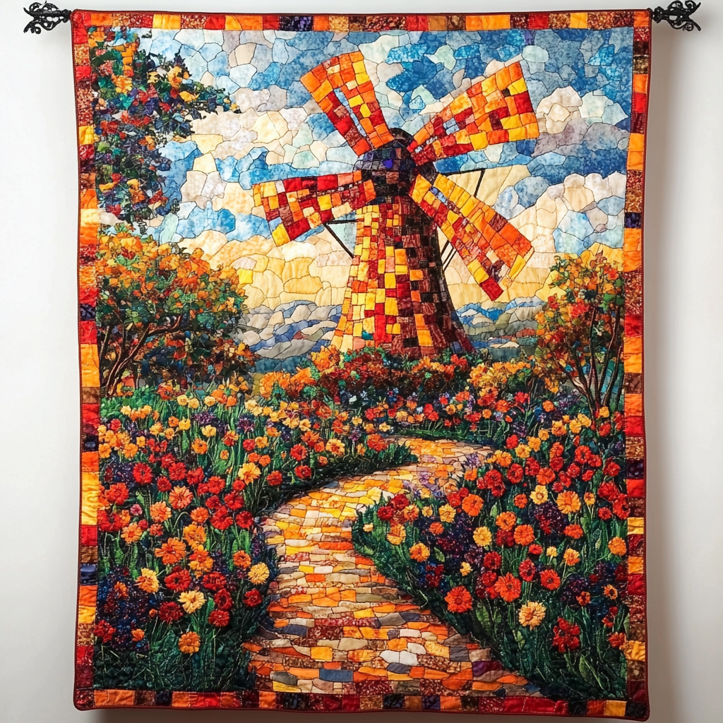 Serene Spinners Quilted Blanket Xmas Holiday Christmas Gifts For Nature Lovers