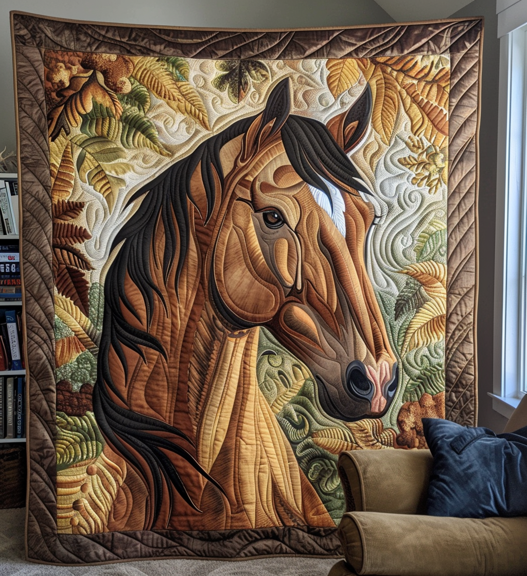 Serene Spirit Quilted Blanket Gifts For Horse Trainers