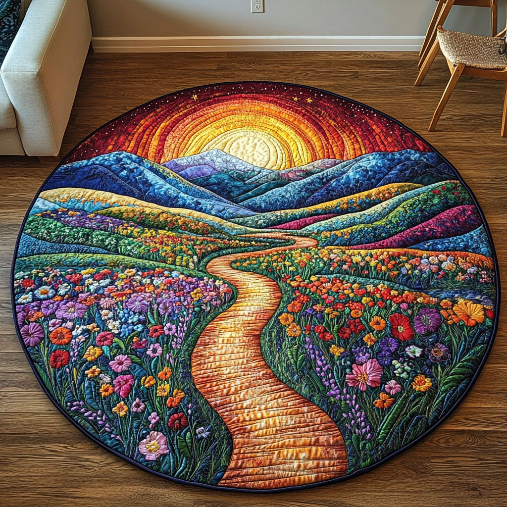 Serenity Meadows Quilted Round Mat Entryway Ideas Sunflower Theme Gifts Merchandise
