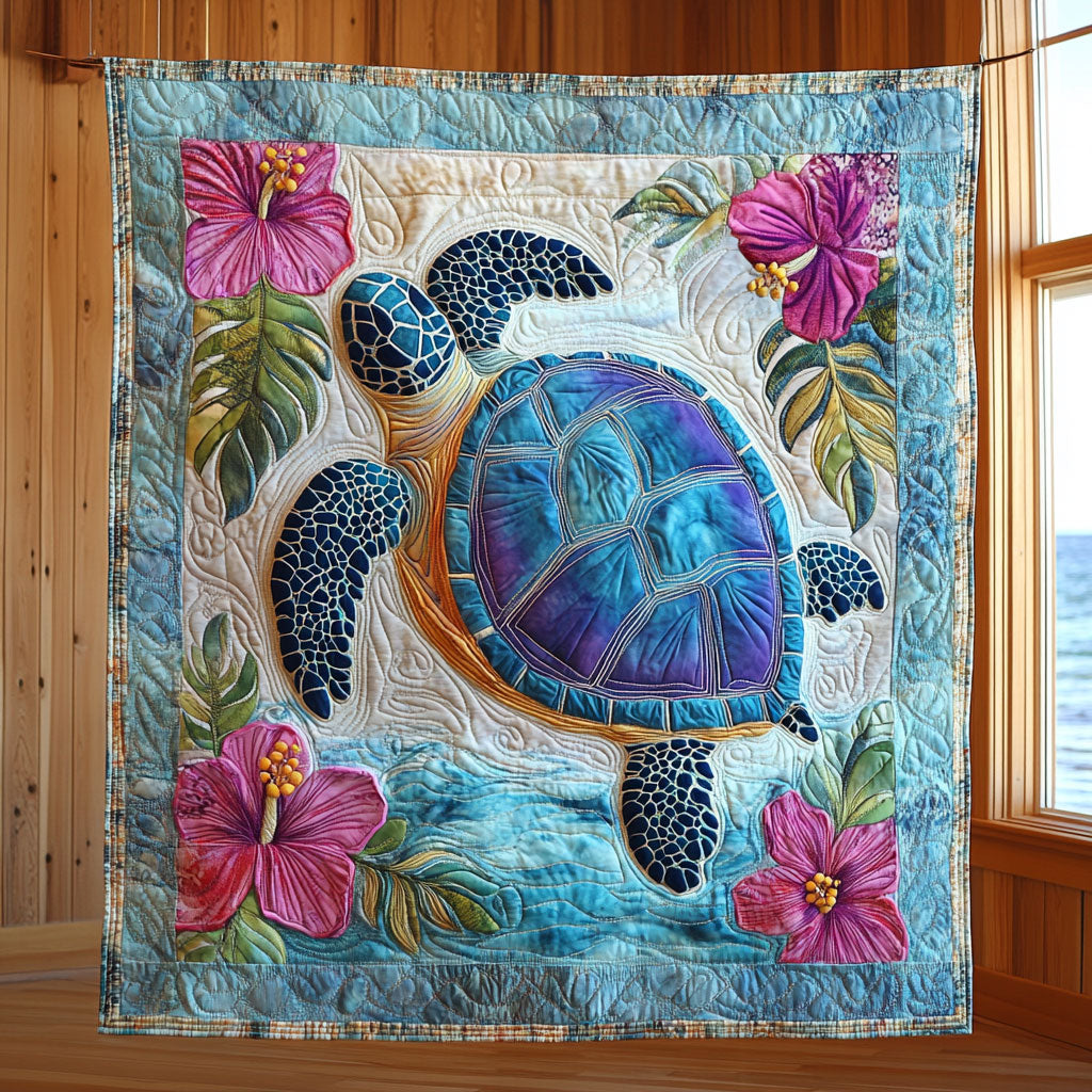 Serenity Turtle Quilt Premium Quilt Blanket to Enhance Bedroom Comfort