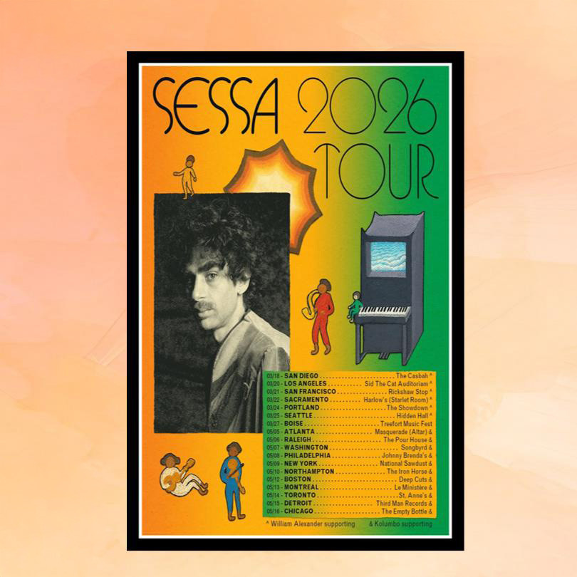 Sessa USA Canada Tour 2026 Poster Sessa Merch Presents For Music Lovers Sessa USA Canada Tour 2026 Poster Sessa Merch Presents For Music Lovers