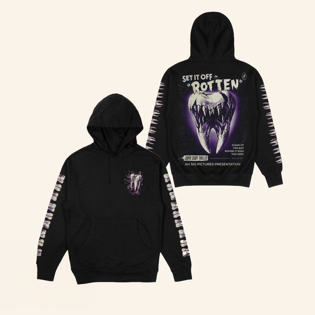Set It Off Merch Rotten Tooth Hoodie Christmas Gifts For Rock Lovers Set It Off Merch Rotten Tooth Hoodie Christmas Gifts For Rock Lovers