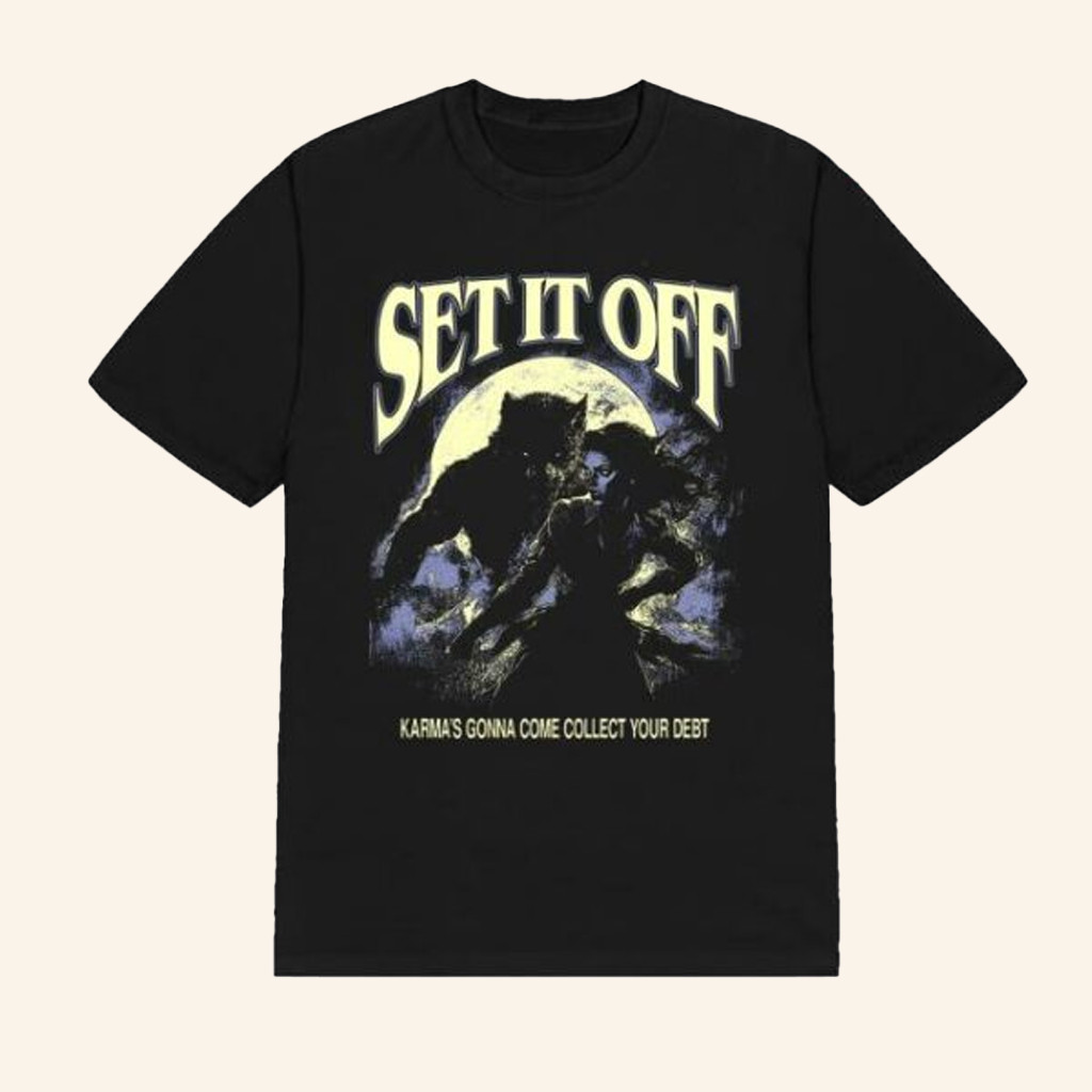 Set It Off Merch Wolf Movie T-Shirt Birthday Gifts For Rock Fans Set It Off Merch Wolf Movie T-Shirt Birthday Gifts For Rock Fans
