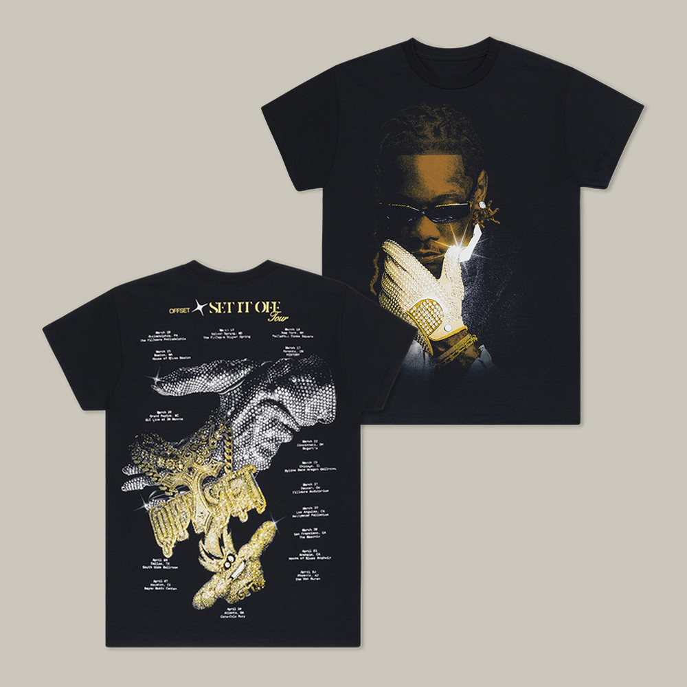 Set It Off Offset Music Tour T-Shirt Offset Lover Shirt Best Present For Rap Music Lovers