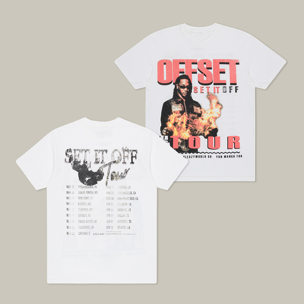 Set It Off Tour Offset T-Shirt Offset 2026 Tour Merch Rap Music Lover Gift For Him