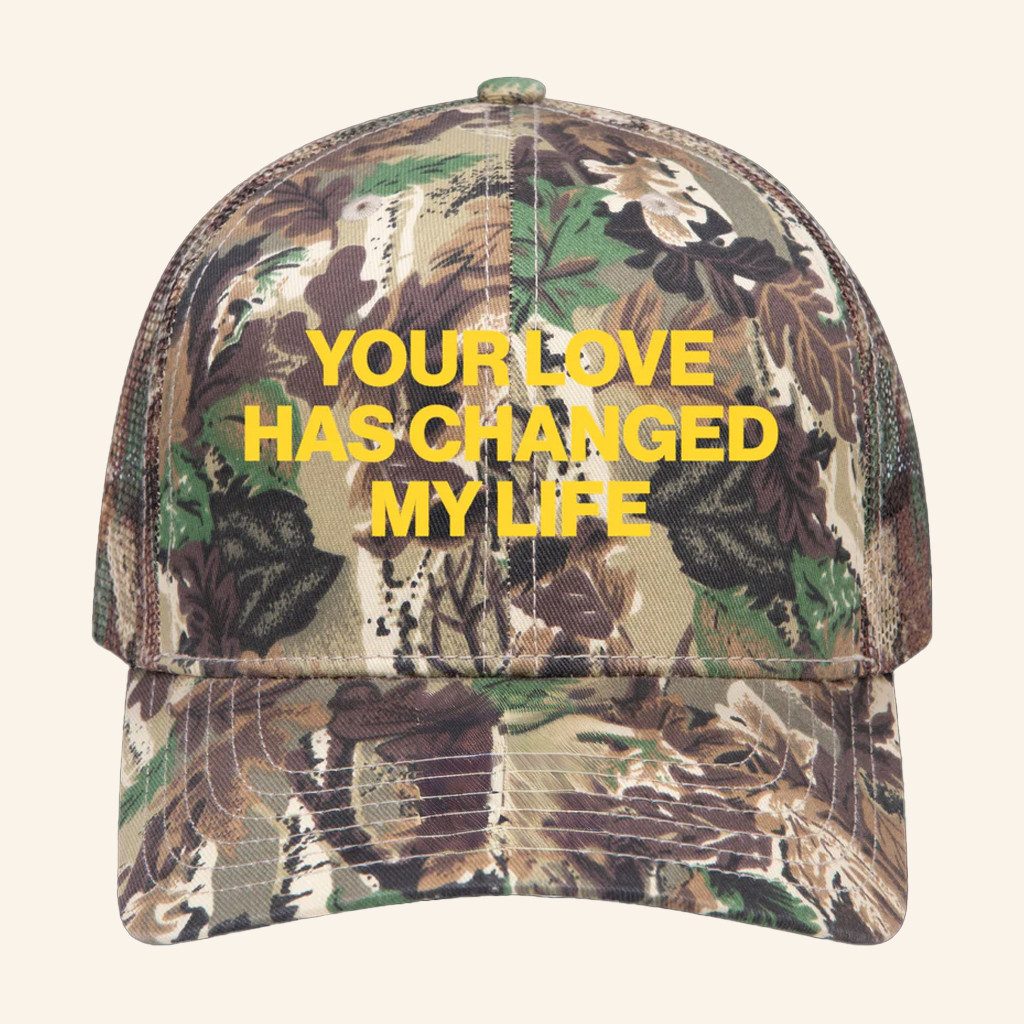 Seu Worship Merch What A God Camo Trucker Hat Embroidered Gifts For Husband