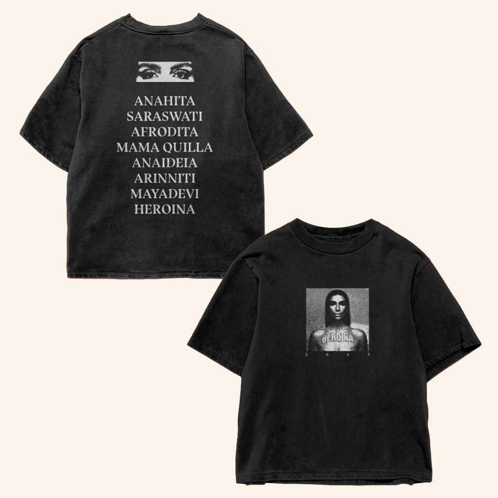 Sevdaliza Merch Heroina T-Shirt Christmas Presents For Best Friend Sevdaliza Merch Heroina T-Shirt Christmas Presents For Best Friend