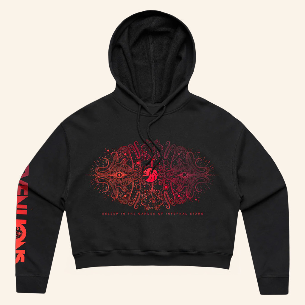 Seven Lions Merch Asleep In The Garden Cropped Hoodie Gifts For Music Lovers