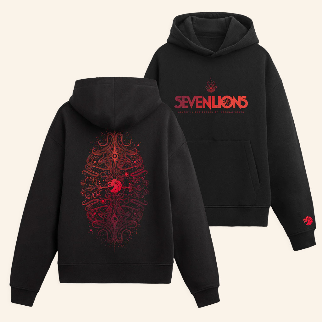 Seven Lions Merch Asleep In The Garden Hoodie Best Birthday Gift For Husband