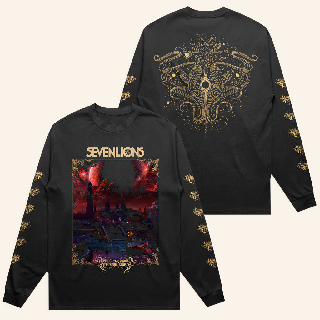Seven Lions Merch Asleep In The Garden Long Sleeve Shirt Gifts Ideas For Dudes