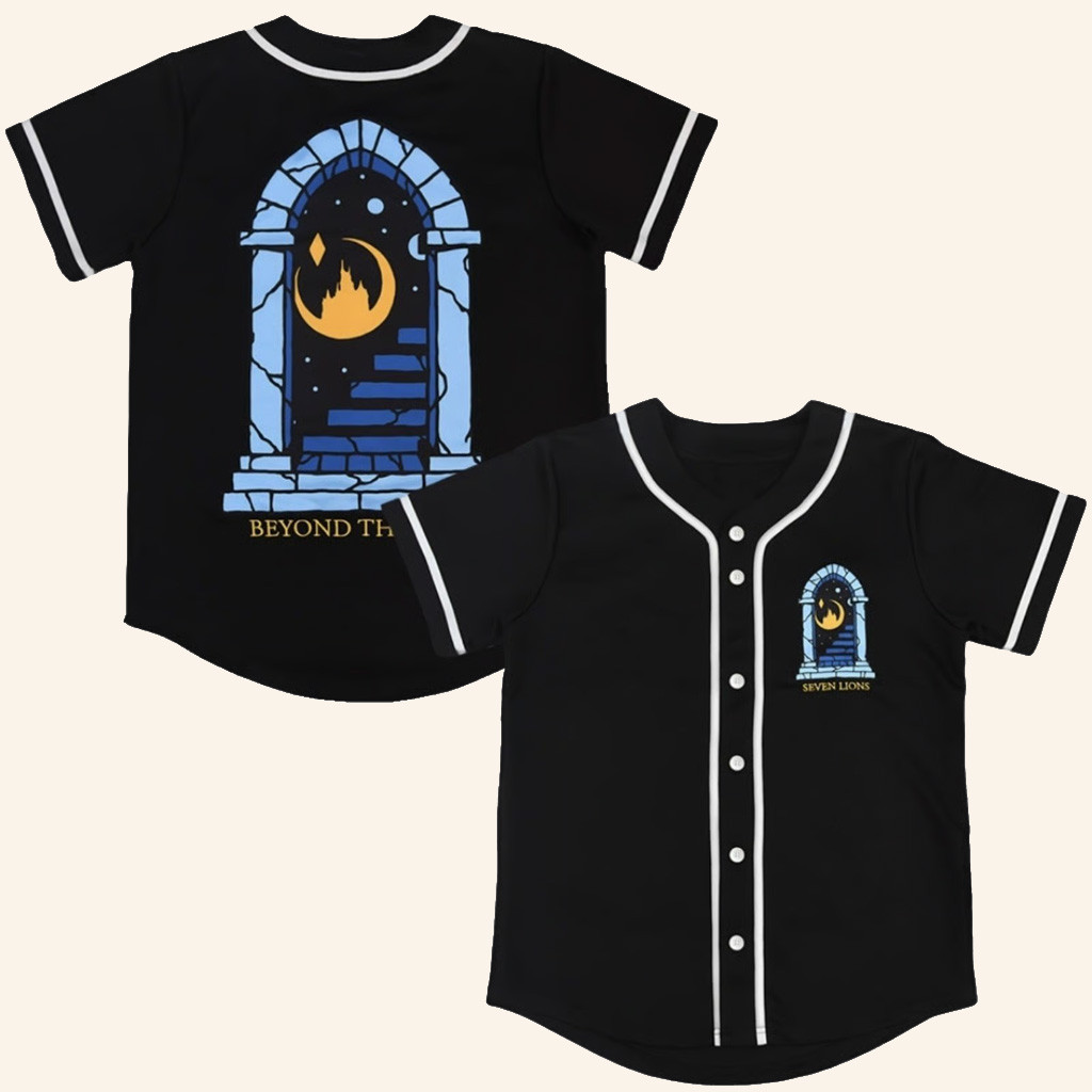 Seven Lions Merch Beyond The Veil Gateway Baseball Jersey Best Gifts For Fans