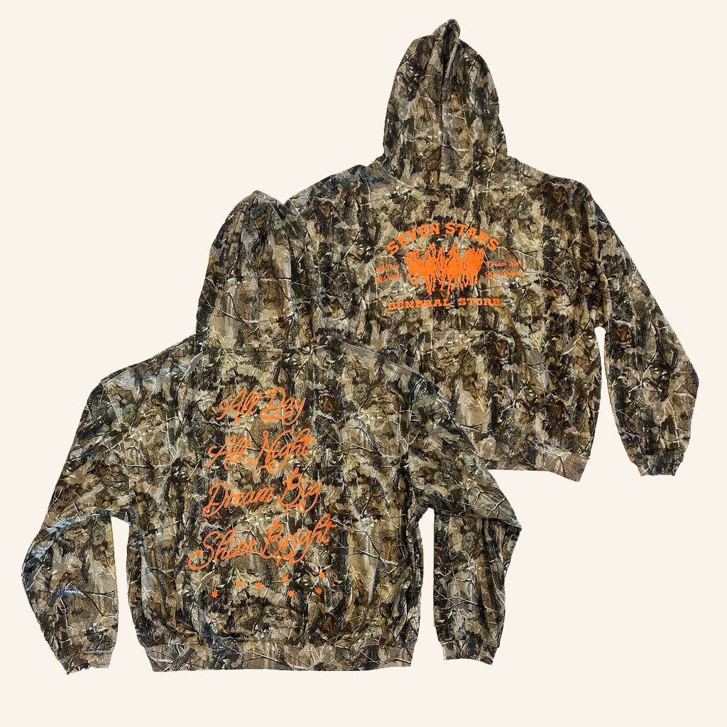 Seven Stars General Merch 7SGS All Day All Night Camo Hoodie Dad Christmas Gifts