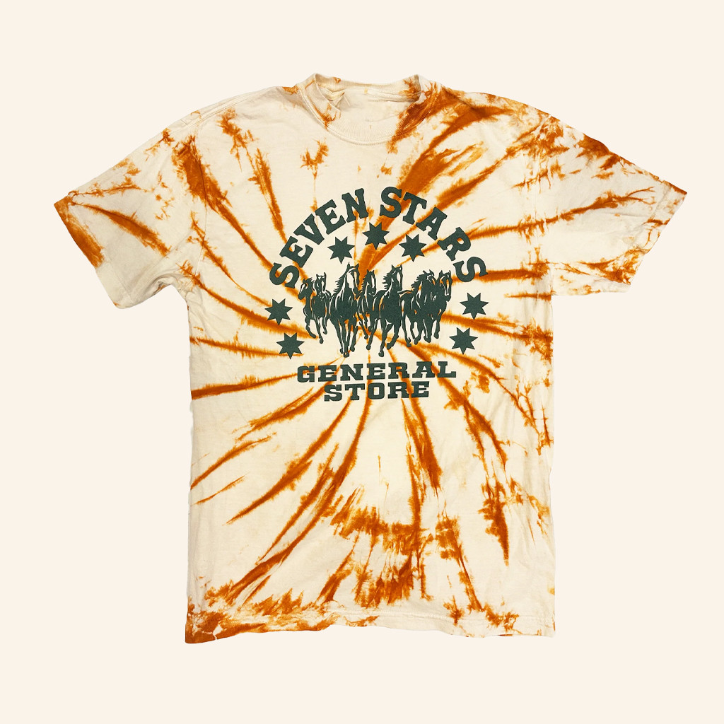 Seven Stars General Merch 7SGS Orange Rust Tie Dye T-Shirt Christmas Presents For Boyfriend Seven Stars General Merch 7SGS Orange Rust Tie Dye T-Shirt Christmas Presents For Boyfriend