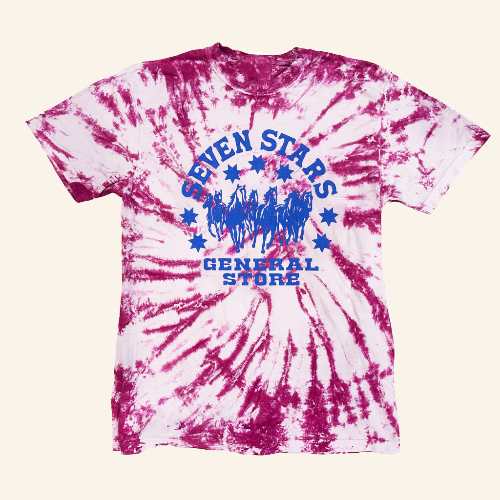Seven Stars General Merch 7SGS Tie Dye T-Shirt Christmas Present Ideas For Her