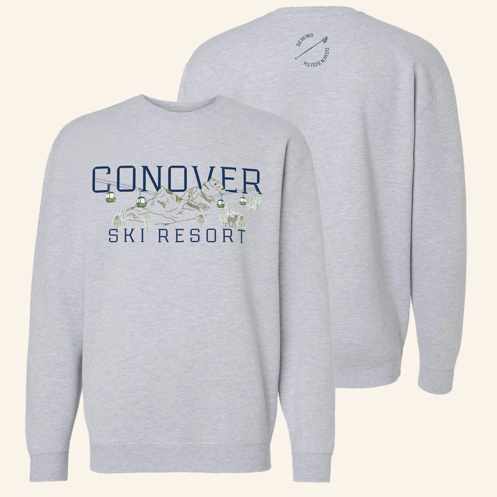 Sewing Down South Merch Conover Ski Resort Sweatshirt Dad Christmas Gifts Sewing Down South Merch Conover Ski Resort Sweatshirt Dad Christmas Gifts