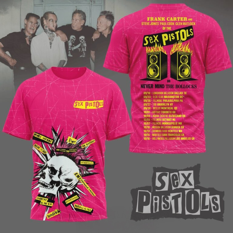 Sex Pistols Do Never Mind The Bollocks 3D Shirt Gifts For Wife