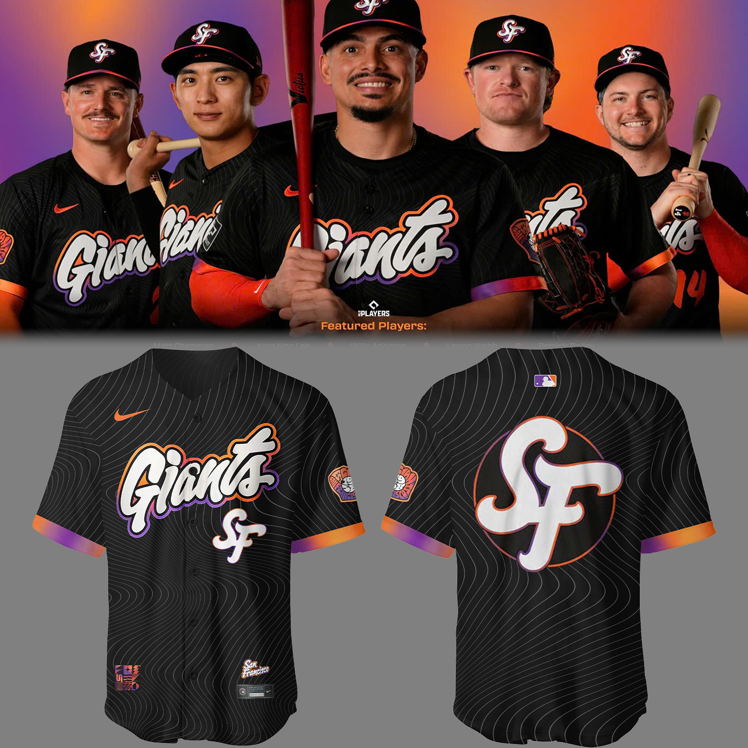 Sf Giants Baseball Limited City Connect 2.0 The Remix Jersey Baseball Mom Gifts