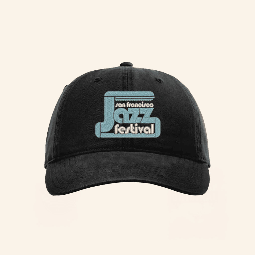 Sfjazz Merch San Francisco Jazz Festival Dad In Black Hat Embroidered Sfjazz Merch San Francisco Jazz Festival Dad In Black Hat Embroidered