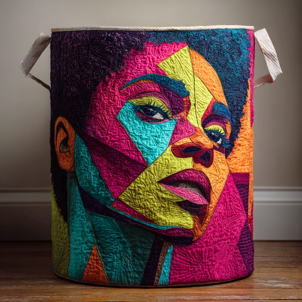 Shades Of Strength Quilted Laundry Basket Beautiful Quilted Laundry Hamper Gift for Any Occasion