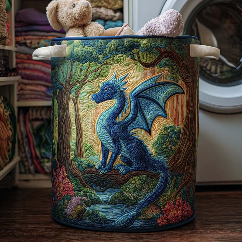 Shadow Fang Quilted Laundry Basket Merch For Her