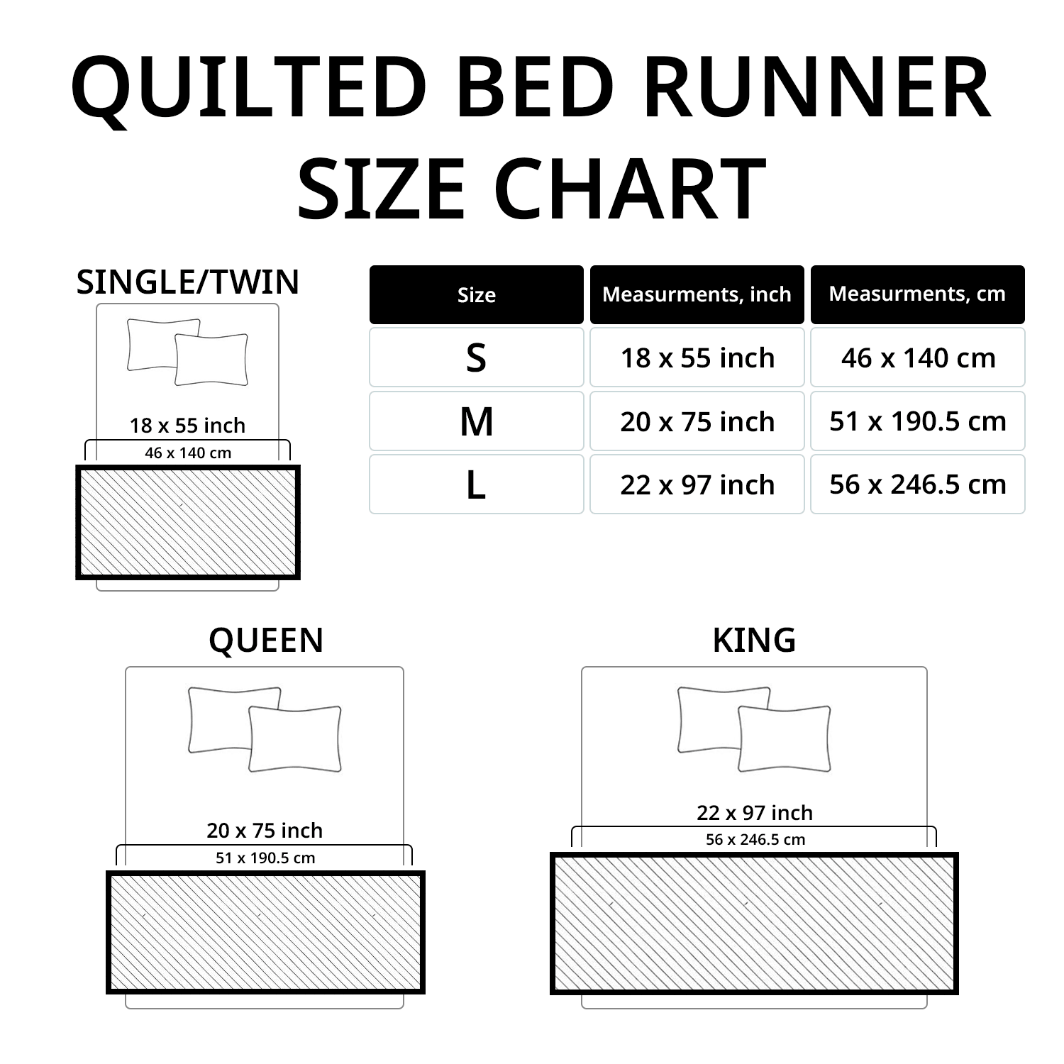 Shadow Glow Quilted Bed Runner Cozy Bedroom Decor Halloween Gift Ideas