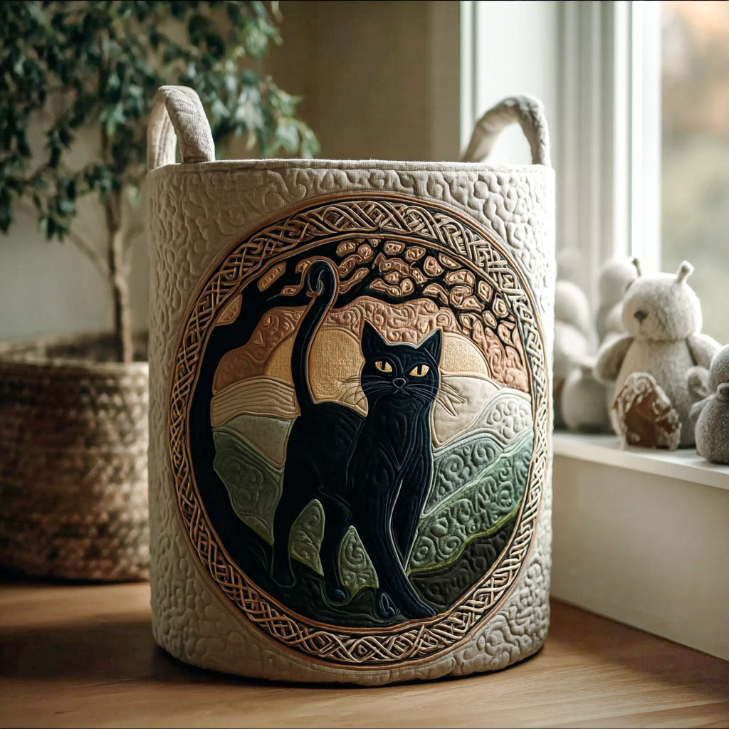 Shadow Of The Highlands Quilted Laundry Basket Home Comfort Gift Idea Featuring a Quilted Laundry Basket