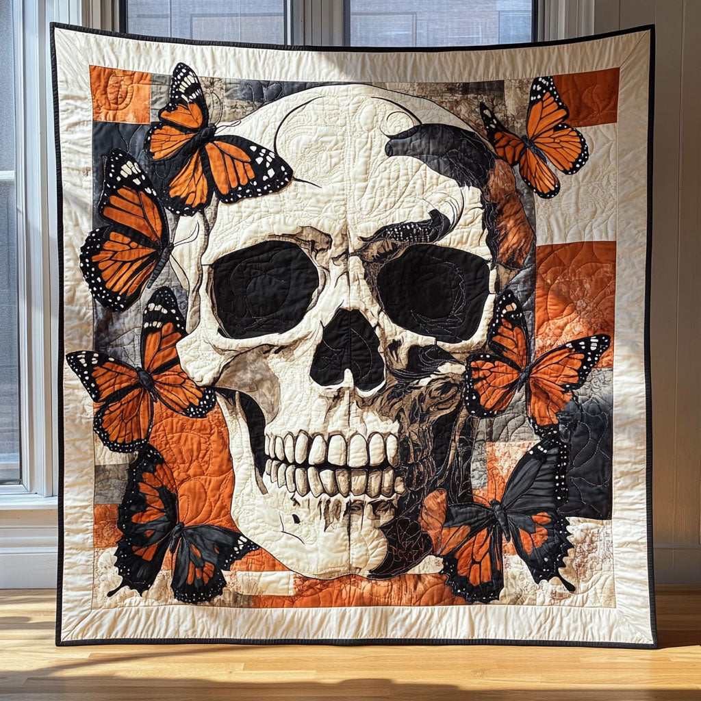 Shadow Skull Quilt Beautiful Quilt Blanket Gift for Cozy Living