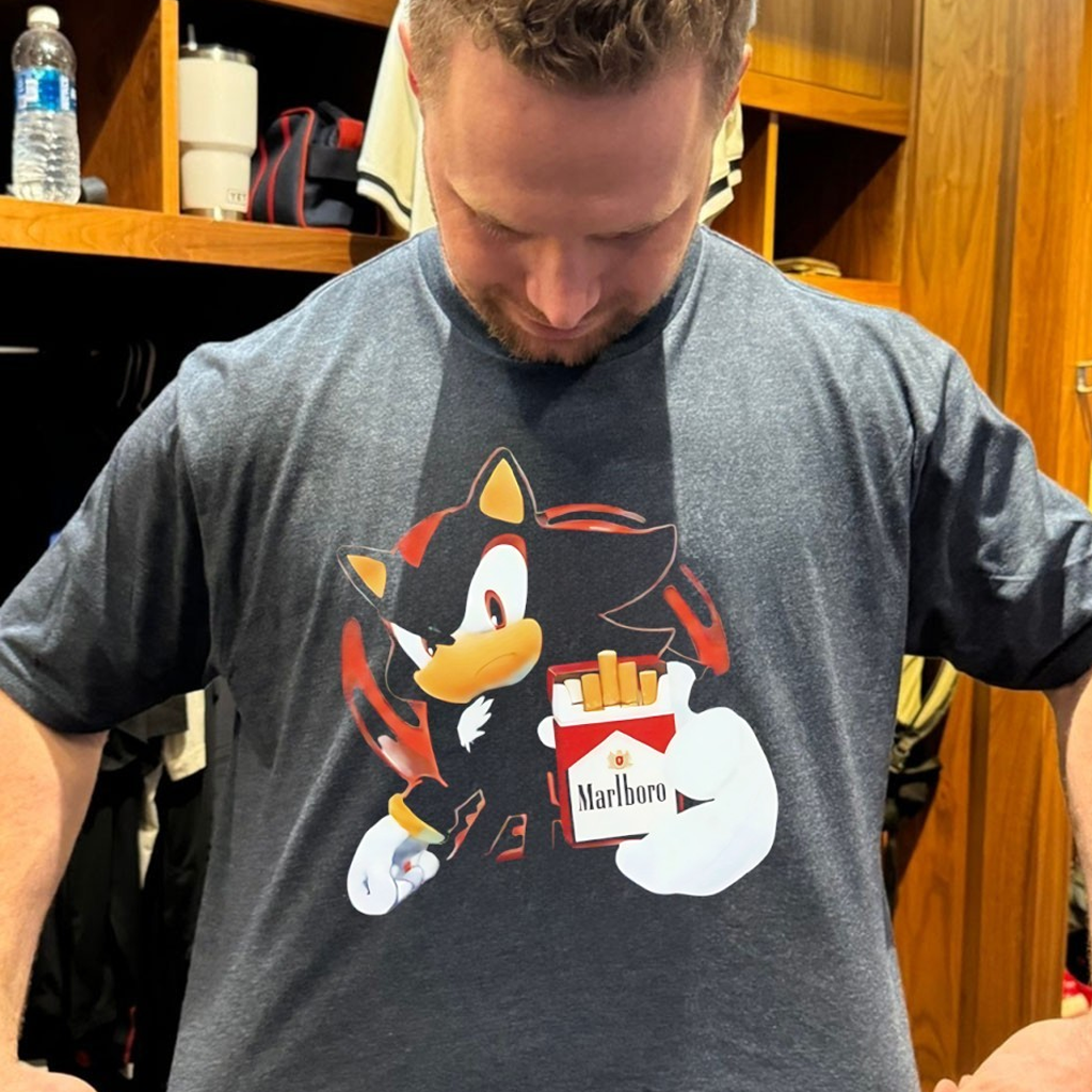 Shadow The Hedgehog Marlboro Red Shirt Birthday Gifts For Son