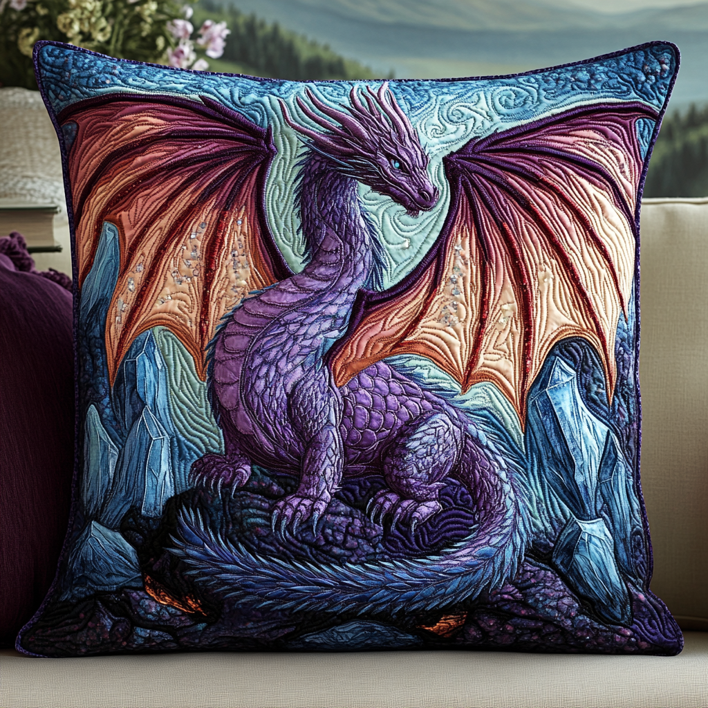 Shadowflame Quilted Pillow Case Holiday Pillow Cover Decoration