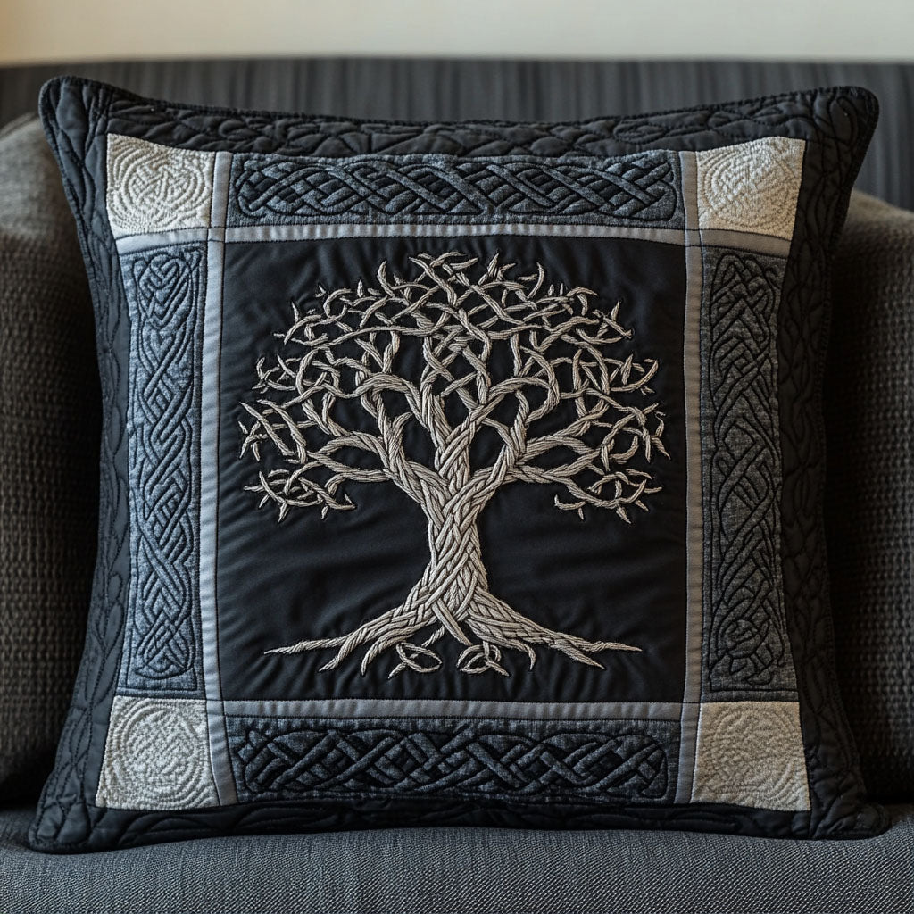Shadowroot Elegance Quilted Pillow Case Best Throw Pillow Covers Tree Of Life Christmas Gifts