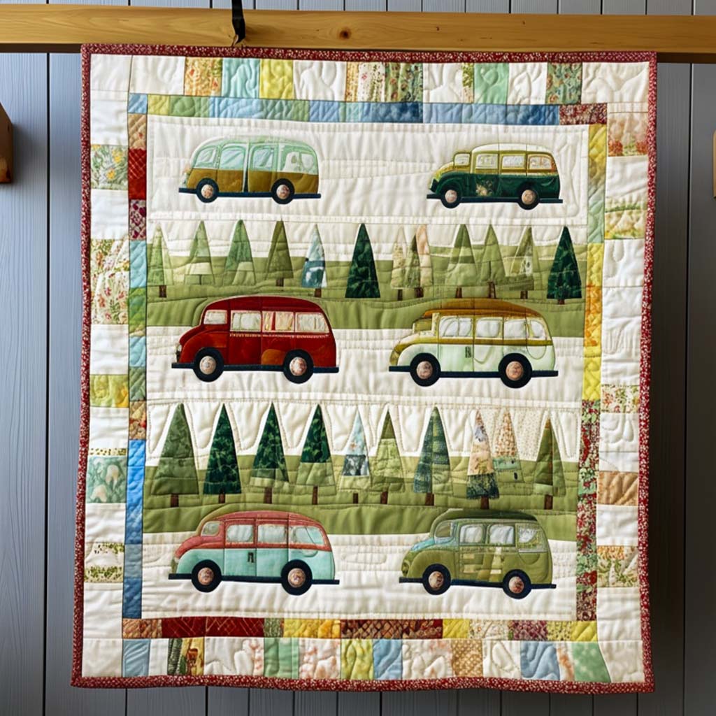 Shady Pines Quilted Blanket Camping Gifts For Couples