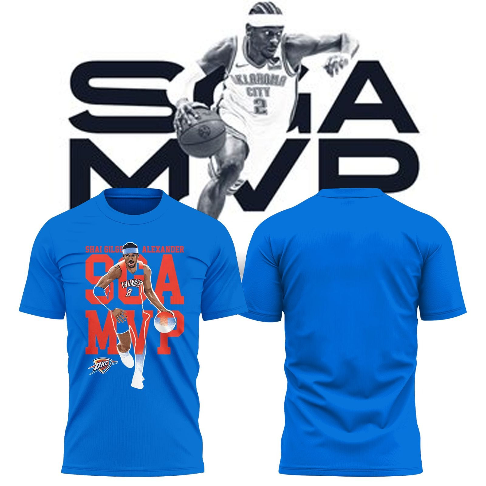 Shai Gilgeous-Alexander 2025 NBA MVP Special T-Shirt Gift For Dad On Father's Day