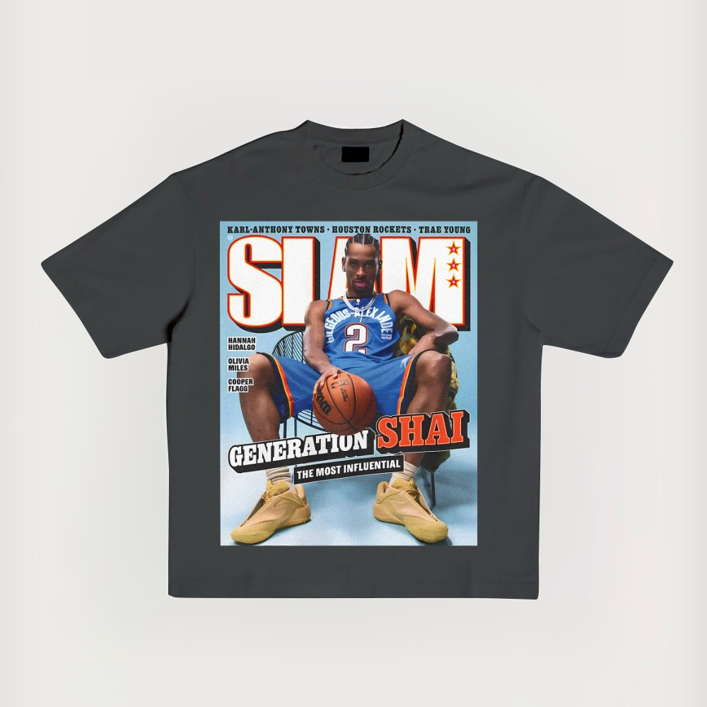 Shai Gilgeous Alexander SGA Printed T-Shirt Presents For Music Lovers