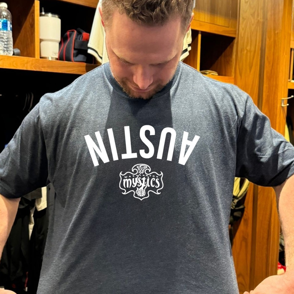 Shakira Austin Washington Mystics Player Name Invert Shirt Gift Ideas For Brother