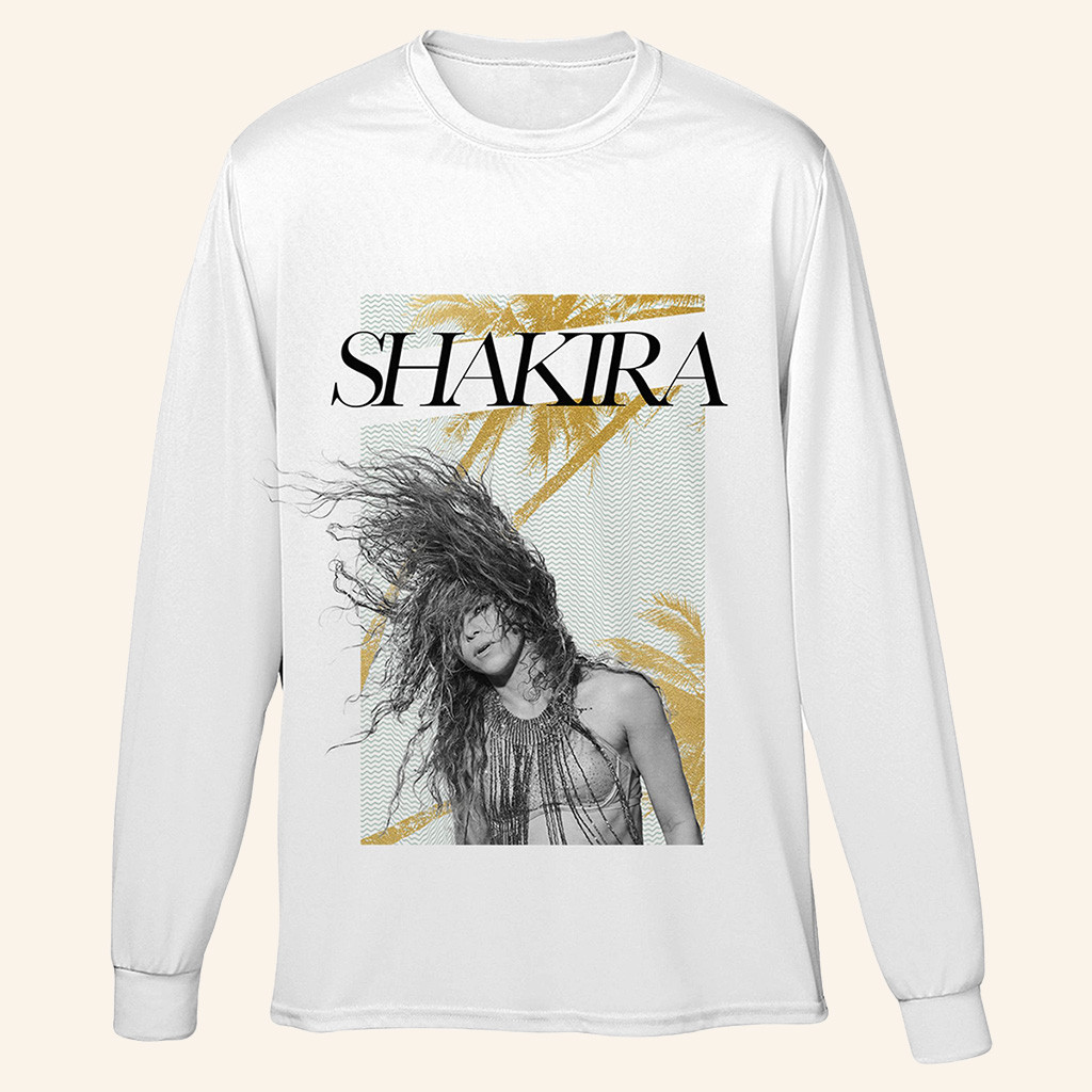 Shakira Merch Shakira Photo Long Sleeve Shirt Gift Ideas For Music Lovers