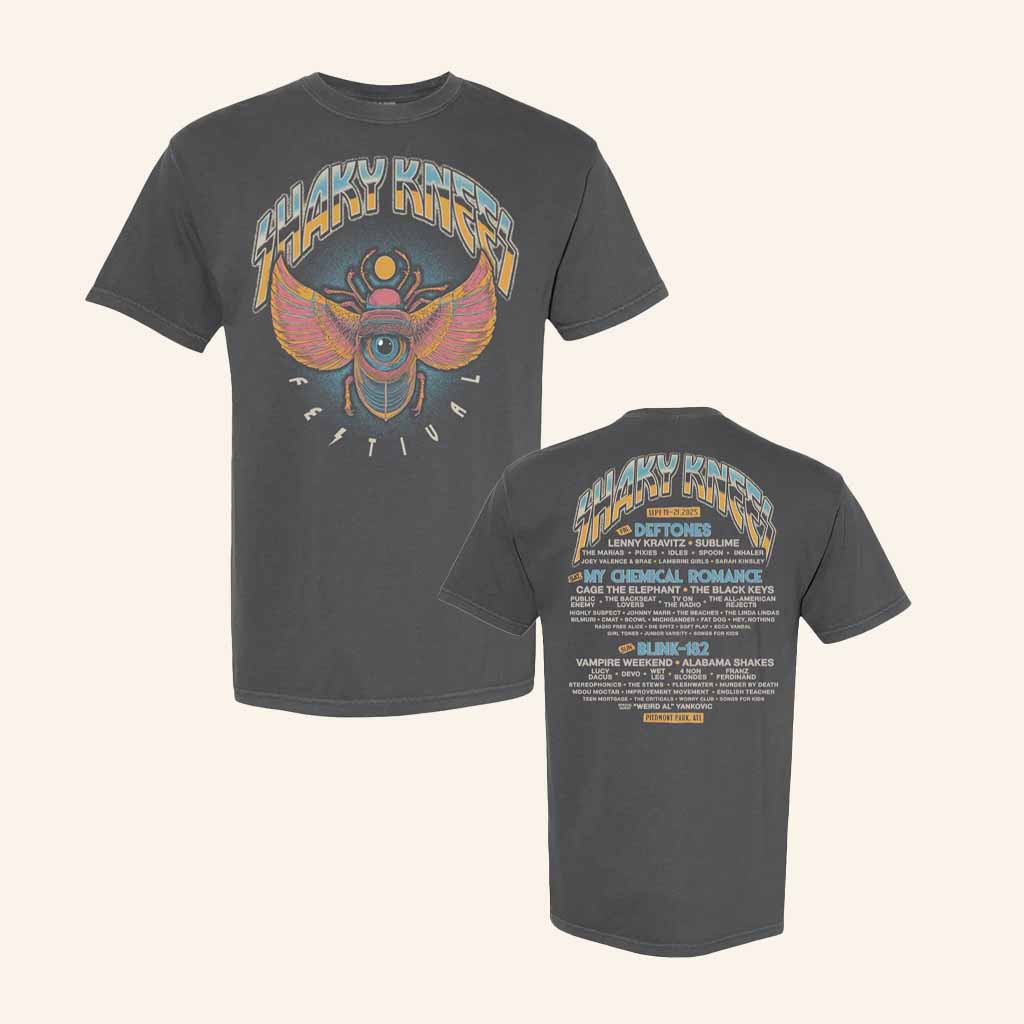 Shaky Knees Merch Beetle Lineup T-Shirt Christmas Presents For Him Shaky Knees Merch Beetle Lineup T-Shirt Christmas Presents For Him