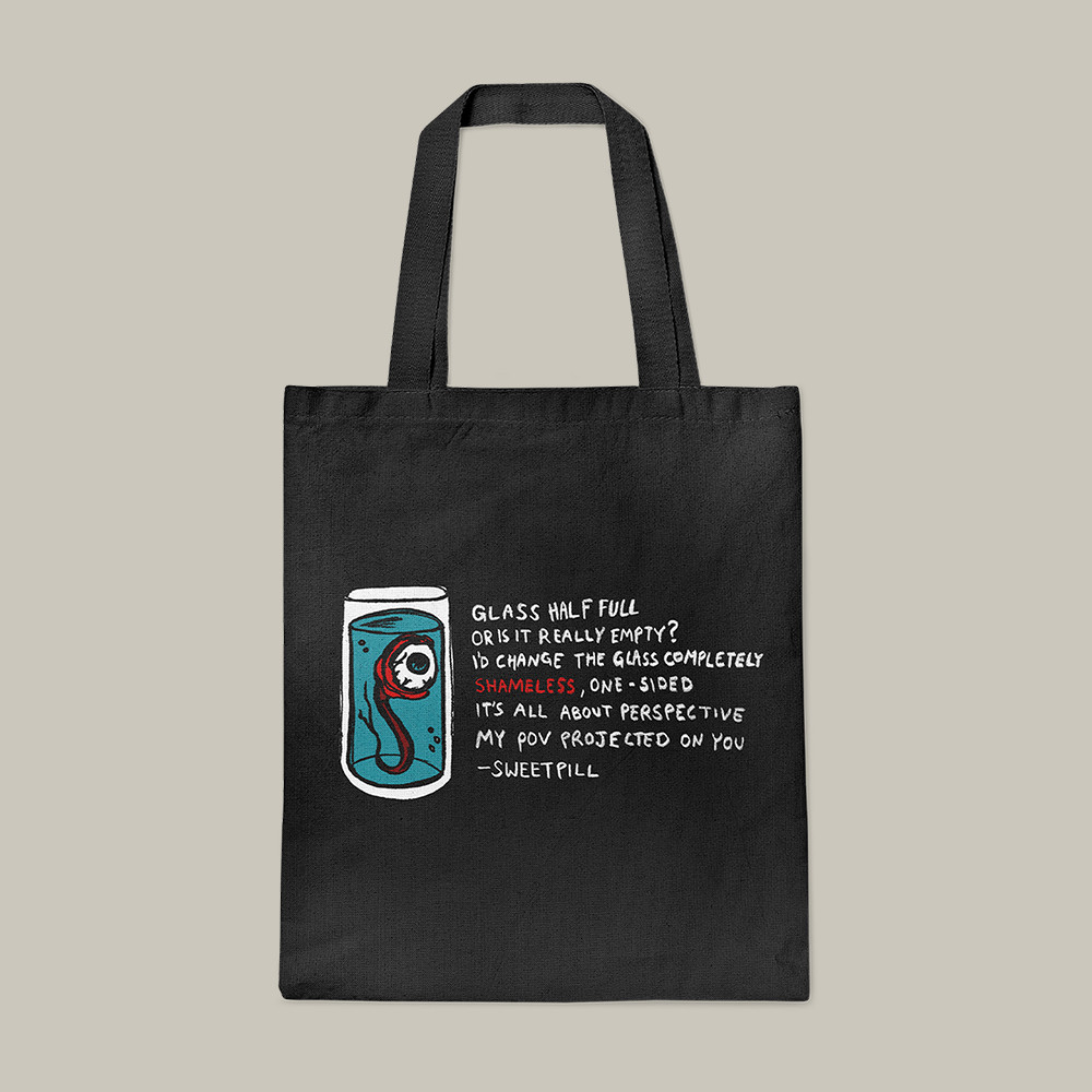 Shameless Sweet Pill Tote Bag Emo Music Fan Merch Sweet Pill Lover Gift For Mother's Day